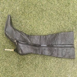 Knee high leather boots